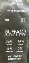Load image into Gallery viewer, Buffalo David Bitton Womens Black Long Sleeve Pullover Hoodie Size XL
