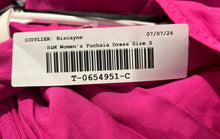 Load image into Gallery viewer, H&amp;M Womens Fuchsia Long Sleeve V-Neck Pullover Mini Wrap Dress Size Small
