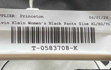 Load image into Gallery viewer, Calvin Klein Womens Black Pleated Elastic Waist Pull-On Ankle Pants Size XL
