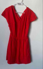 Load image into Gallery viewer, Armani Exchange Womens Orange Short Sleeve V-Neck Regular Fit Mini Dress Size 10
