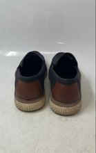 Load image into Gallery viewer, Perry Ellis Mens Coolidge Black Brown Moc Toe Slip-On Loafer Shoes Size 8.5
