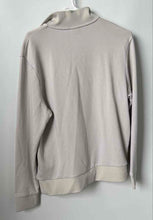 Load image into Gallery viewer, Hugo Boss Mens Beige Cotton Long Sleeve 1/4 Zip Pullover Sweatshirt Size Medium
