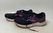Load image into Gallery viewer, Brooks Womens Adrenaline GTS 19 1202841B080 Black Purple Sneaker Shoes Size 8B
