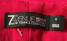 Load image into Gallery viewer, 7th Avenue Design Studio New York &amp; Co Womens Pink Flat Front Ankle Pants Size 6
