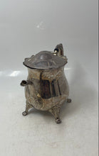 Load image into Gallery viewer, Silver Tone Kitchenware Victorian Serving Tea Coffee Pot With Decorative Legs
