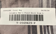 Load image into Gallery viewer, Columbia Mens Multicolor Plaid Short Sleeve Button-Up Shirt Size Large
