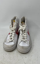 Load image into Gallery viewer, Nike Mens Blazer Mid 77 CW7580-100 White Red Lace-Up Sneakers Shoes Size 7
