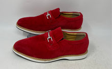 Load image into Gallery viewer, LibertyZeno Kids Rachel Red Velvet Square Toe Slip-On Loafer Shoes Size 6
