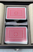 Load image into Gallery viewer, GRB Playing Cards Casino Poker Chips Complete Game Set In Carrying Box
