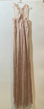 Load image into Gallery viewer, BCBGMAXAZRIA Womens Beige Animal Print Criss Cross Front Maxi Dress Size M

