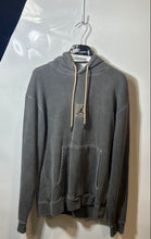 Load image into Gallery viewer, Jordan Mens Gray Flight Heritage Washed Fleece Long Sleeve Pullover Hoodie Sz M
