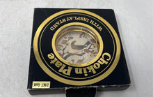 Load image into Gallery viewer, Chokin Bird And Floral Motif 24KT Gold Collectible Decorative Collector Plate
