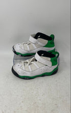 Load image into Gallery viewer, Nike Kids Air Jordan 6 Rings 323420-131 White &amp; Green Sneaker Shoes Size 10C
