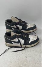 Load image into Gallery viewer, Nike Boys Air Jordan 1 553560-044 Gray White Leather Sneakers Shoes Size 4Y
