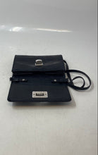 Load image into Gallery viewer, Brighton Womens Black Animal Print Leather Adjustable Strap Crossbody Bag
