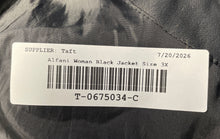 Load image into Gallery viewer, Alfani Womens Black Long Sleeve Pockets Full-Zip Biker Jacket Size 3X
