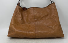 Load image into Gallery viewer, Velez Womens Brown Leather Adjustable Strap Pockets Zip Top Lined Shoulder Bag
