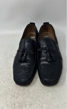 Load image into Gallery viewer, Johnston &amp; Murphy Mens Black Leather Tassel Slip-On Loafer Shoes Size 11M
