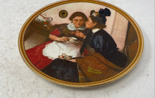 Load image into Gallery viewer, Edwin M Knowles Norman Rockwell Gossip Victorian Ladies Collector Plate
