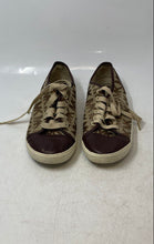 Load image into Gallery viewer, Michael Kors Womens City Brown Monogram Leather Cap Toe Sneakers Shoes Size 10M
