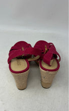 Load image into Gallery viewer, Michael Kors Womens Berkley Red Wedge Heel Platform Espadrille Sandals Size 7
