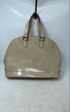 Load image into Gallery viewer, Alberta Di Canio Womens Nude Leather Inner Pockets Top Handle Satchel Bag
