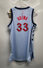 Load image into Gallery viewer, Nike Mens Blue NBA Washington Wizards Kyle Kuzma #33 City Edition Jersey Size S
