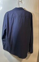 Load image into Gallery viewer, Armani Exchange Mens Blue Dotted Print Regular Fit Button-Up Shirt Size L
