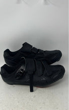 Load image into Gallery viewer, Unisex Black 3 Bolt Low Top Hook &amp; Loop Road Cycling Shoes Size EUR 47

