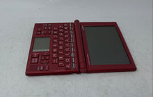 Load image into Gallery viewer, Sharp Papyrus PW-AT770 Red Portable Electronic Dictionary Not Tested
