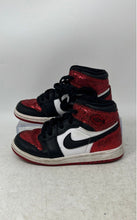 Load image into Gallery viewer, Nike Boys Air Jordan 1 FD2597-602 Red Black Leather Sneakers Shoes Size 10C
