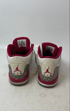 Load image into Gallery viewer, Nike Kids Air Jordan 3 Retro 398614-126 White Red Sneaker Shoes Size 5.5Y

