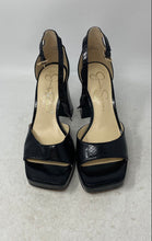 Load image into Gallery viewer, Jessica Simpson Womens Kotteas Black Buckle Block Heel Ankle Strap Sandal Sz 7M
