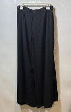 Load image into Gallery viewer, Zara Womens Black Flat Front Back Zip Wide-Leg Dress Pants Size Medium
