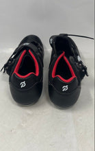 Load image into Gallery viewer, Peloton Mens PL-SH-B-42 Black White Adjustable Strap Cycling Shoes Size EUR 42
