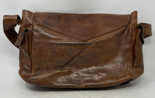 Load image into Gallery viewer, Womens Brown Genuine Leather Adjustable Strap Crossbody Messenger Bag
