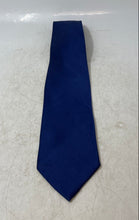 Load image into Gallery viewer, Angelino Mens Blue Adjustable Keeper Loop Formal Pointed Tie One Size
