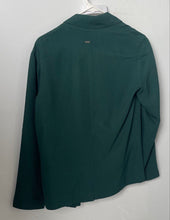 Load image into Gallery viewer, Armani Exchange Womens Green Long Sleeve Double-Breasted Blazer Size 0
