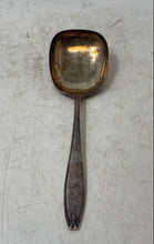 Load image into Gallery viewer, Vintage 1835 R. Wallace Silver-Tone Square Shaped Bowl Sugar Serving Spoon
