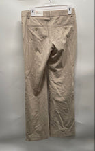 Load image into Gallery viewer, Express Womens Beige Flat Front Straight Leg Trouser Pants Size 4 With Tag
