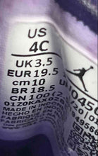 Load image into Gallery viewer, Nike Kids Air Jordan 1 Retro High OG Purple White Lace-Up Sneaker Shoes Size 4C

