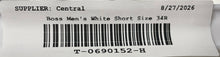 Load image into Gallery viewer, Boss Mens White Flat Front Pockets Slice Stretch Slim Fit Chino Shorts Size 34R
