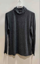 Load image into Gallery viewer, Ann Taylor Womens Gray Long Sleeve Stretch Turtleneck Pullover Sweater Size LP
