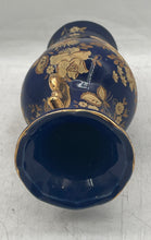 Load image into Gallery viewer, Blue Gold Floral Fine Porcelain Collectibles Home Decorative Japanese Vase
