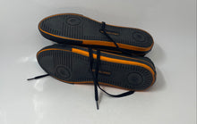 Load image into Gallery viewer, Harley-Davidson Mens Nathan Black Orange Leather Lace-Up Sneaker Shoes Size 11
