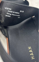 Load image into Gallery viewer, Cole Haan Womens Black Open Toe Flat Slingback Sandals Size 8.5B
