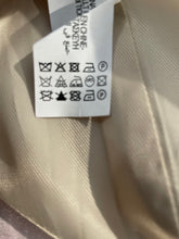 Load image into Gallery viewer, Zara Womens Beige Gathered 3/4 Sleeve Shawl Lapel Open Front Blazer Size M
