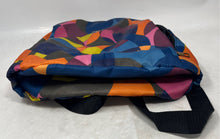 Load image into Gallery viewer, Poaba Womens Multicolor Geometric Print Adjustable Strap Anti-Theft Backpack
