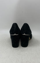 Load image into Gallery viewer, Michael Kors Womens Black Suede Bow Round Toe Block Pump Heels Size 8.5M
