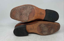 Load image into Gallery viewer, Kenneth Cole Mens Brown Leather Square Toe Slip-On Loafers Shoes Size 9.5
